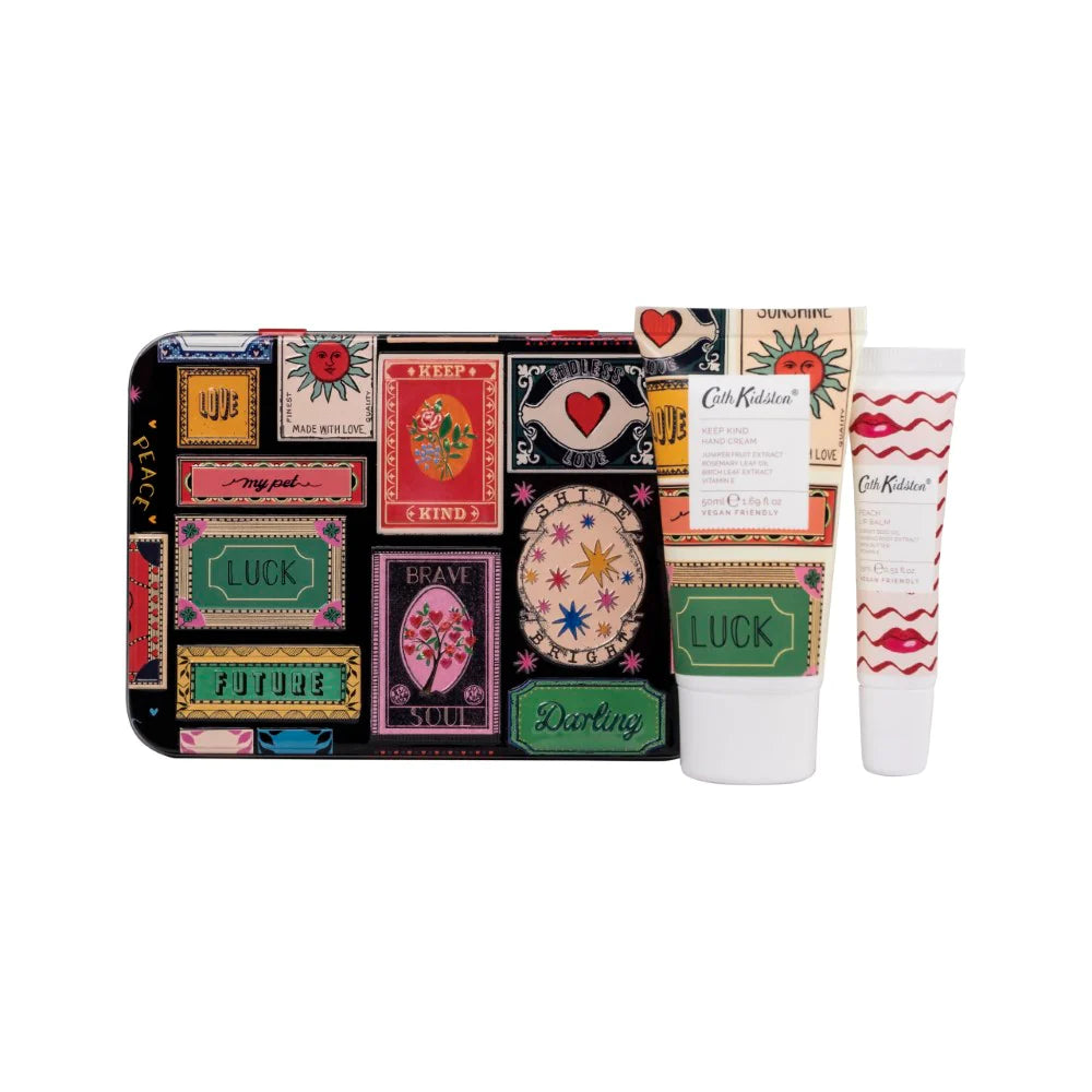 Cath Kidston Keep Kind Hand lotion & Lip balm Tin