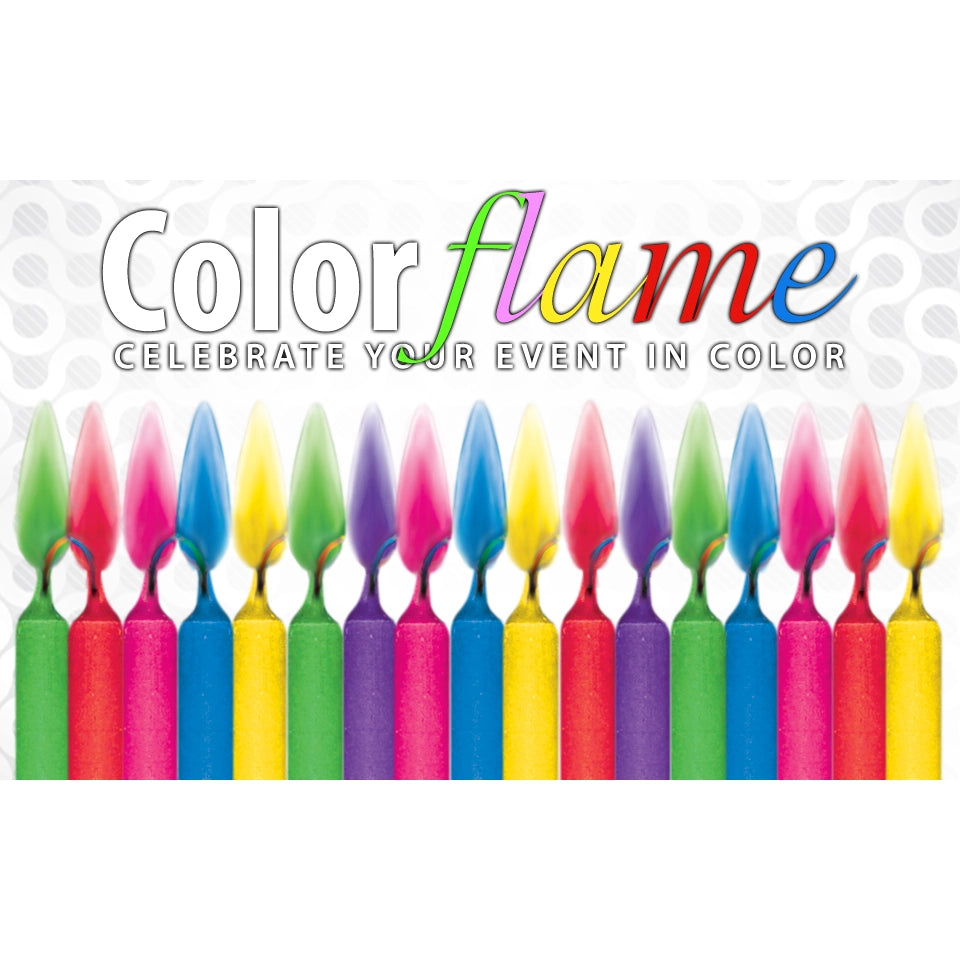 Colorflame Birthday Candles 26 Piece Counter Display