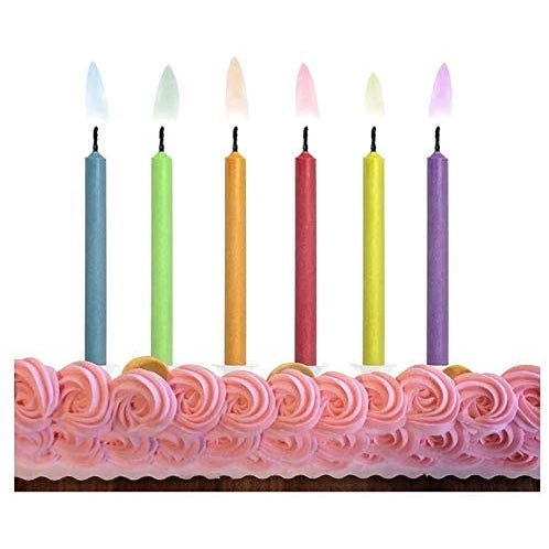 Colorflame Birthday Candles 26 Piece Counter Display