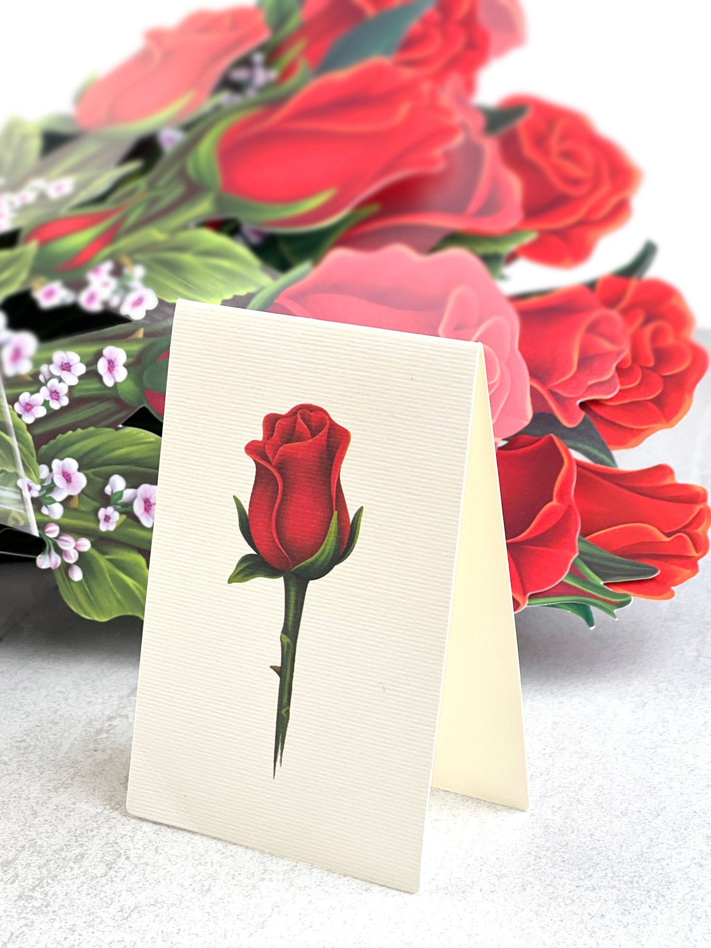 Red Roses Pop Up Flower Bouquet