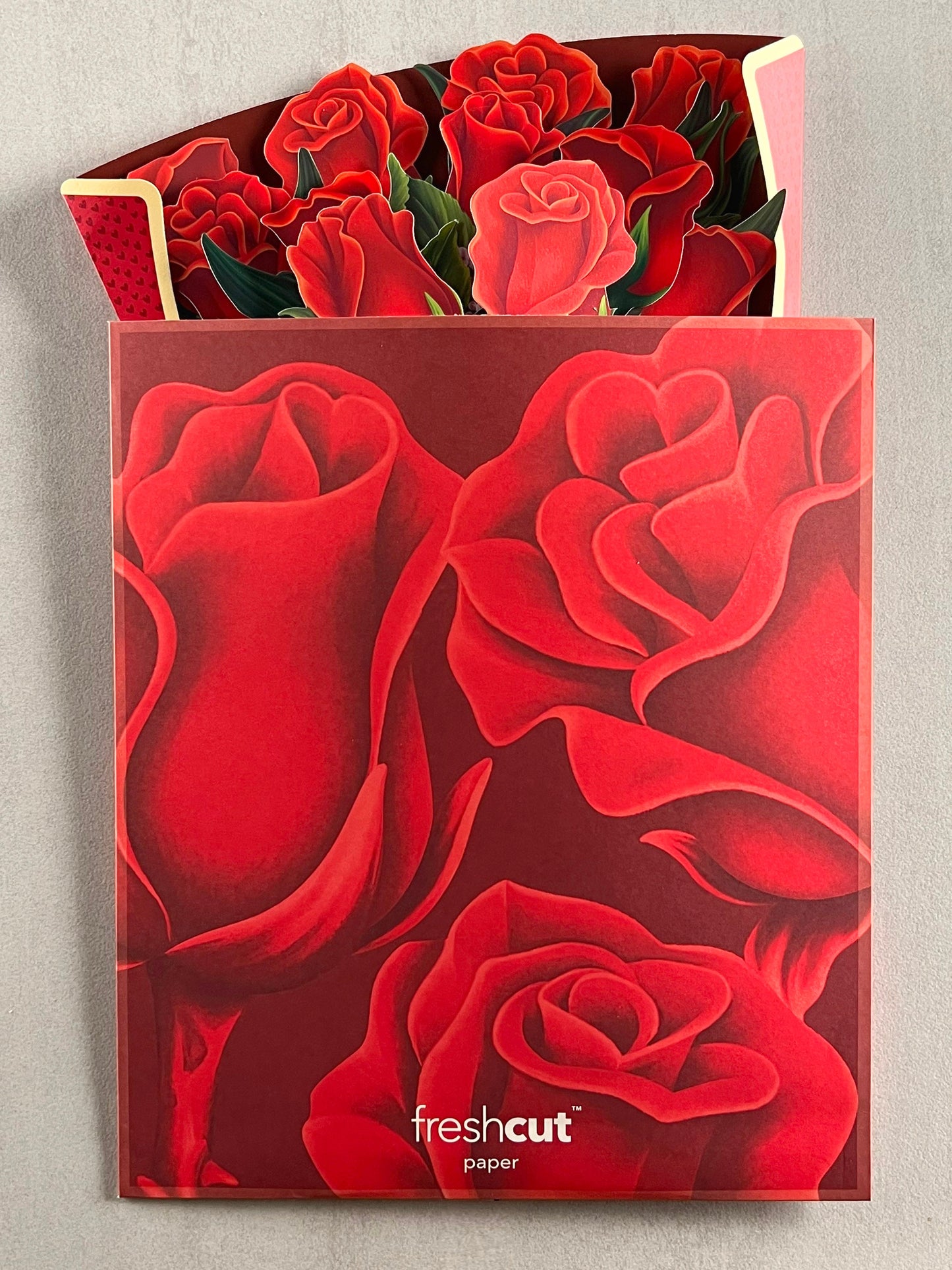 Red Roses Pop Up Flower Bouquet