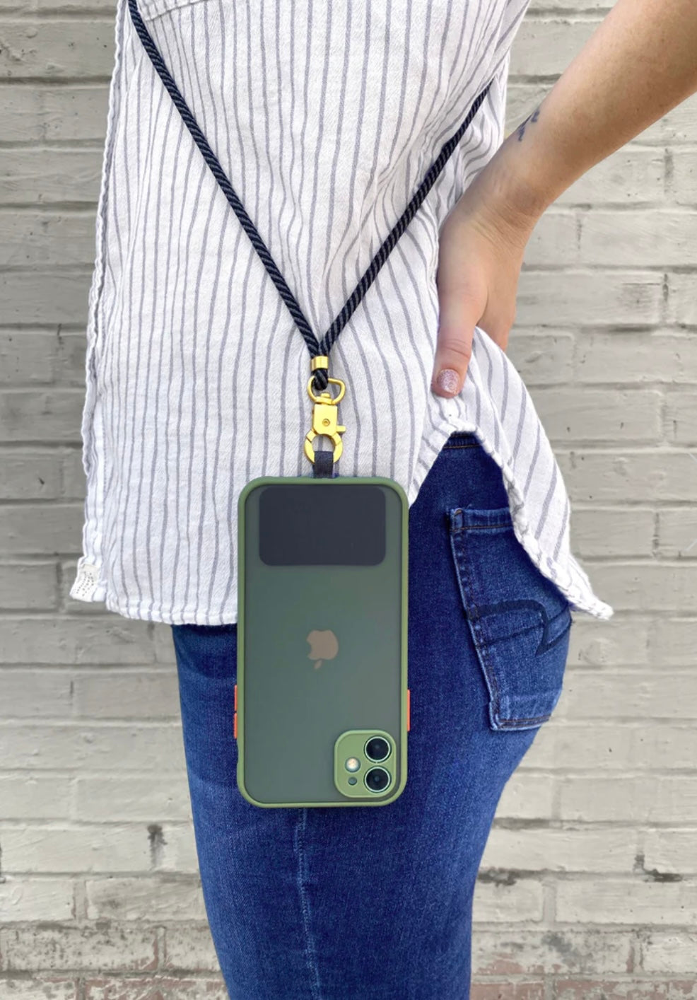 THE HOOKUP UNIVERSAL PHONE LANYARD : WHITE - Cell Phone Accessory