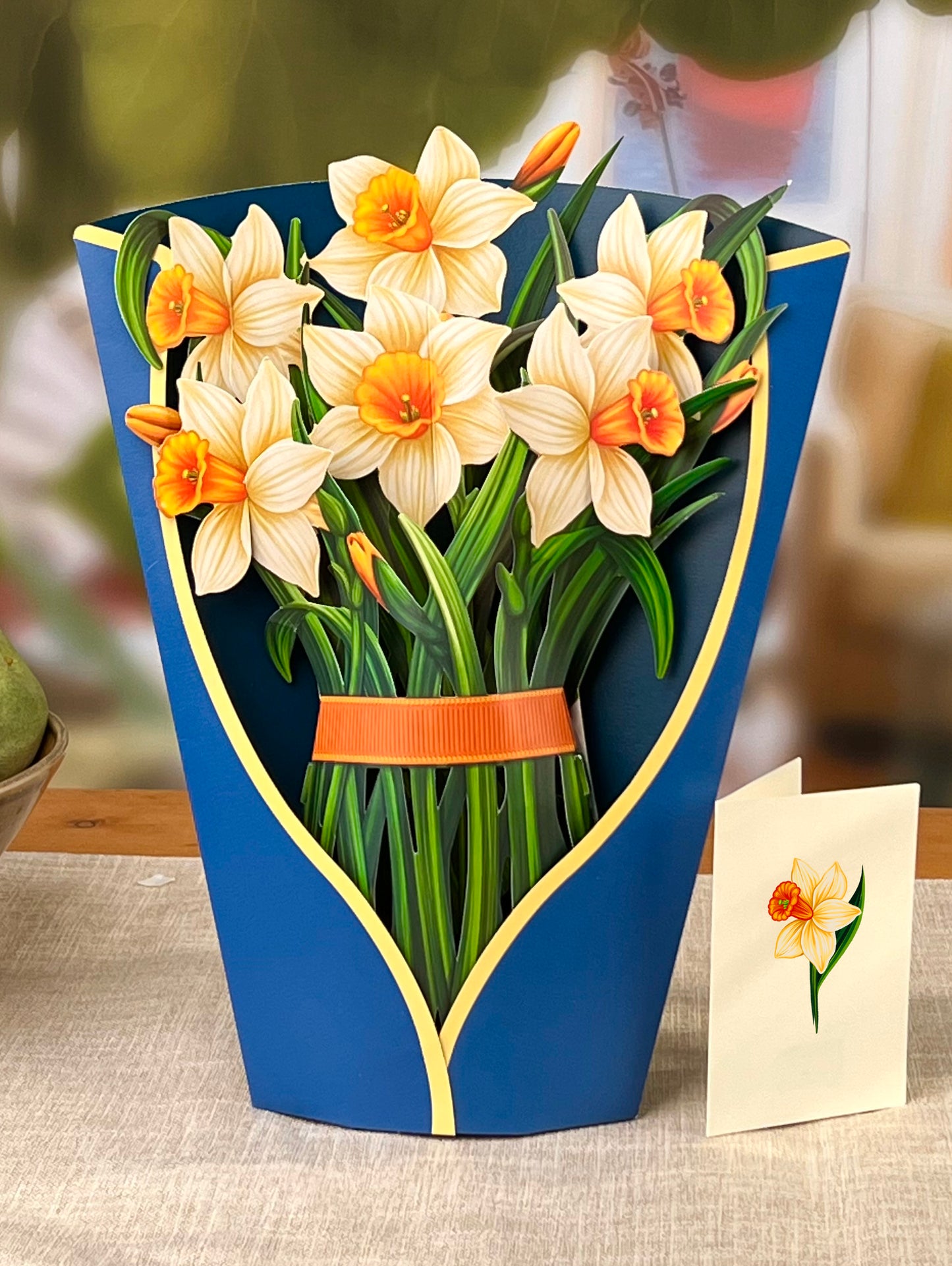 Daffodils Pop up Flower Bouquet Card