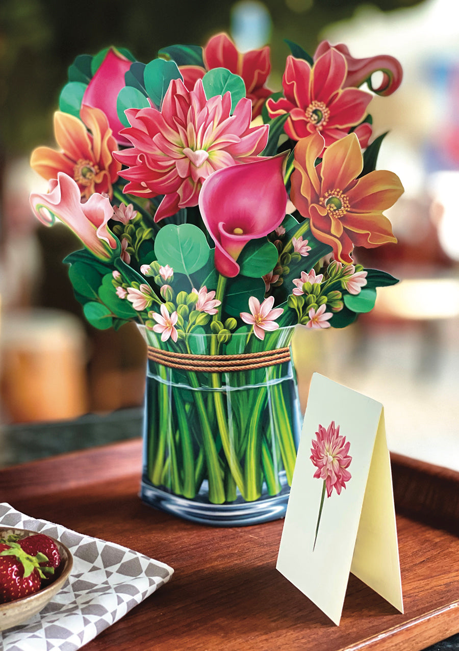 Dear Dahlia Pop Up Floral Bouquet