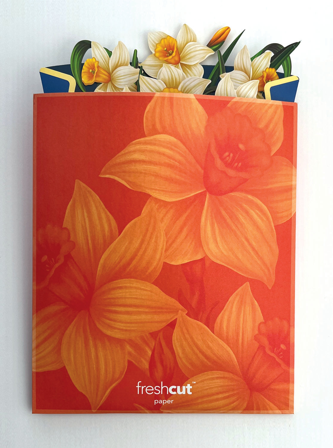 Daffodils Pop up Flower Bouquet Card
