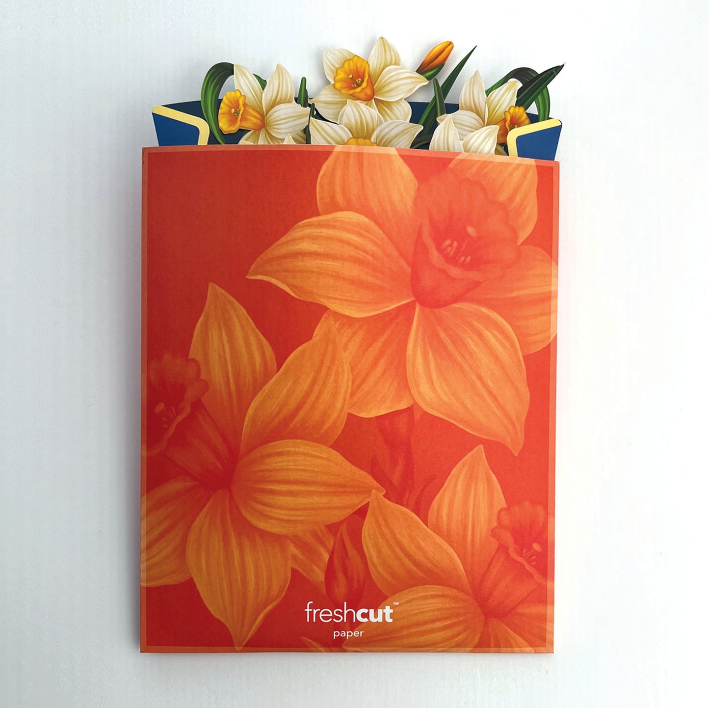 Daffodils Pop up Flower Bouquet Card