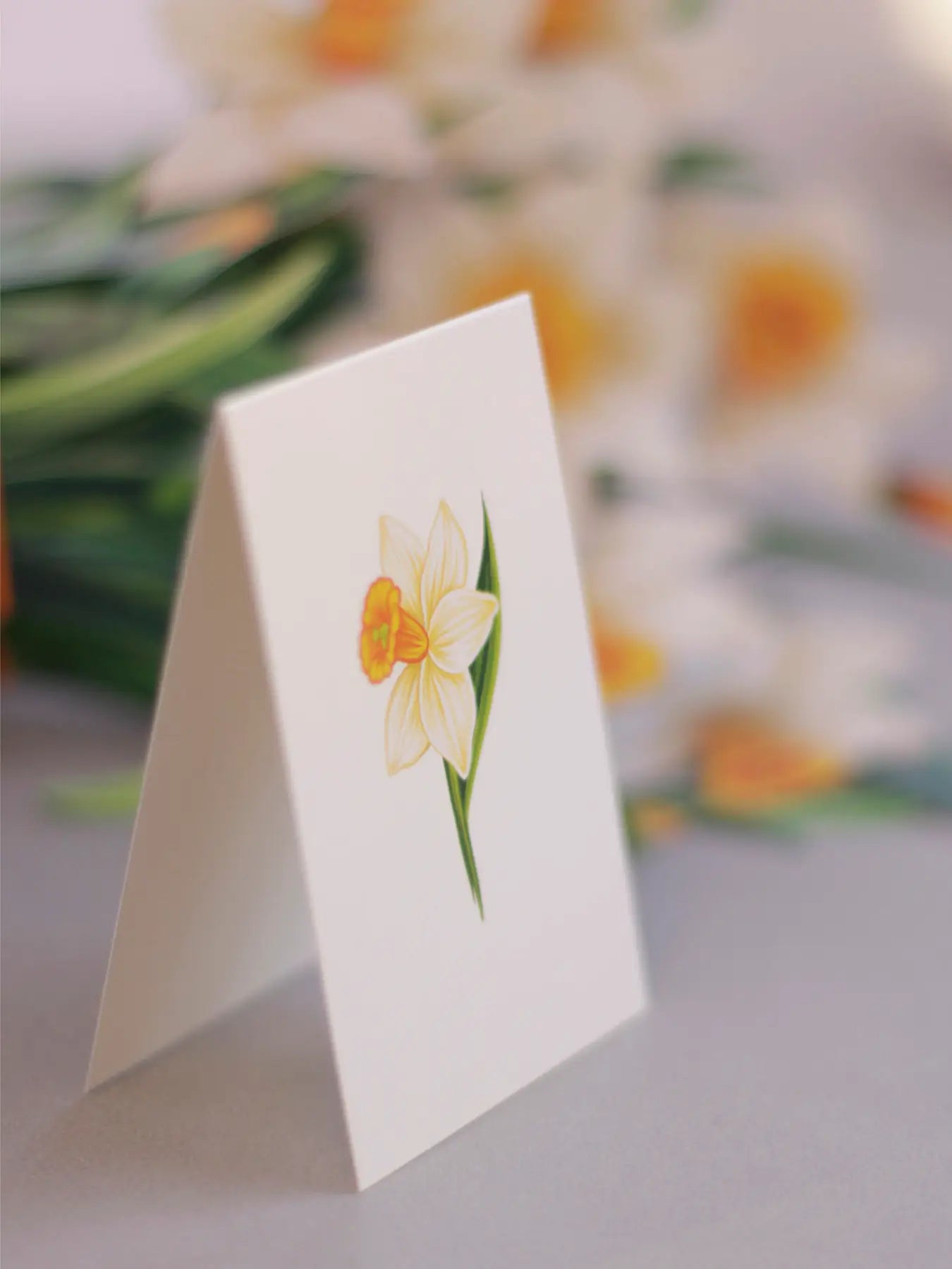 Daffodils Pop up Flower Bouquet Card