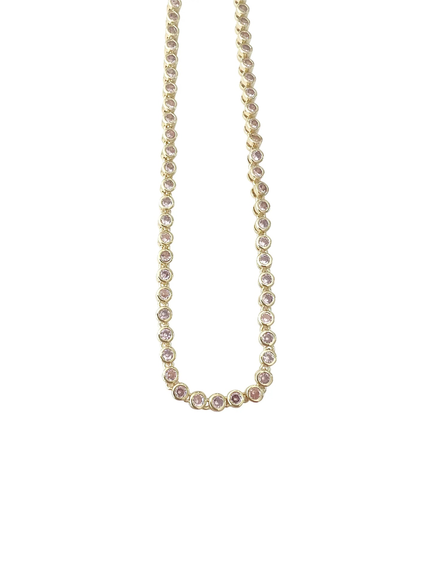 Dana Necklace - Light Pink