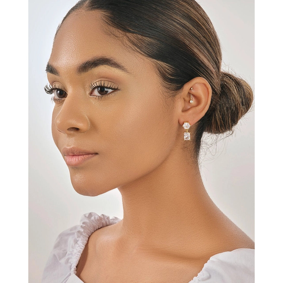 Daphne Drop Stud Earrings