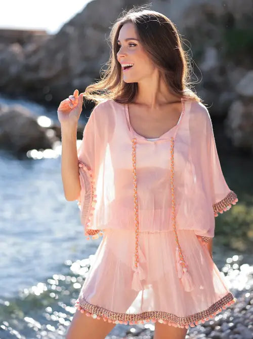 Dede Cover-up in Lilac, White or Pink