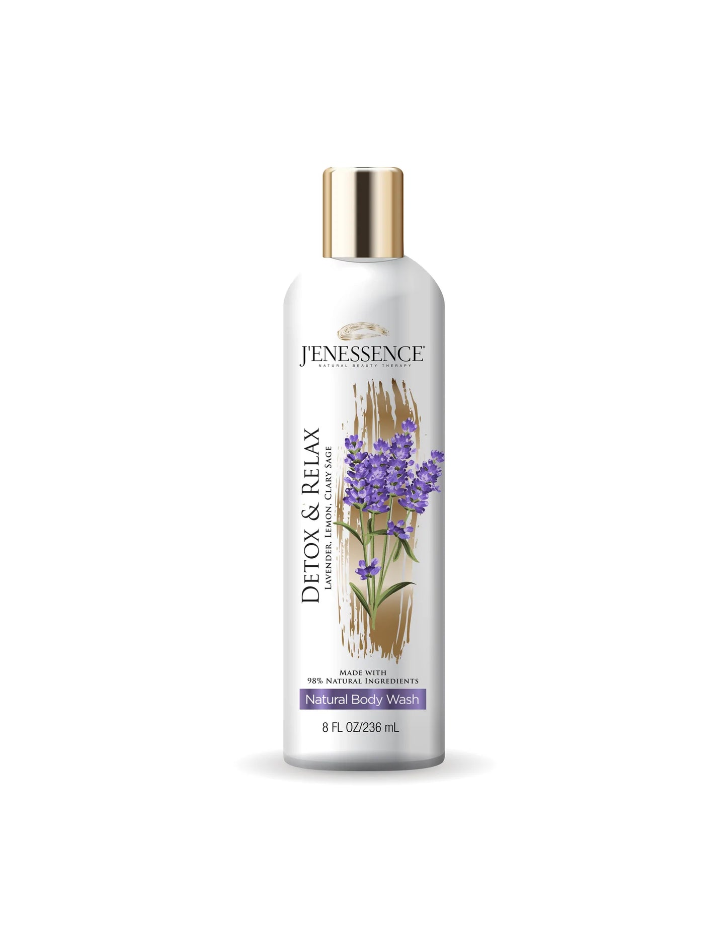 Detox & Relax Natural Therapeutic Body Wash (Lavender, Lemon, Clary Sage)