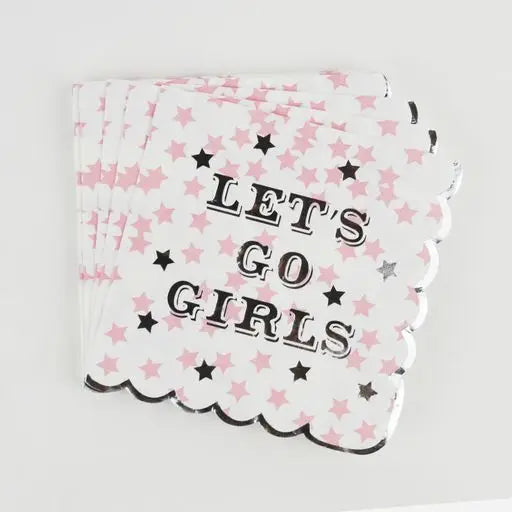 Disco Party Paper Beverage Napkin Pack