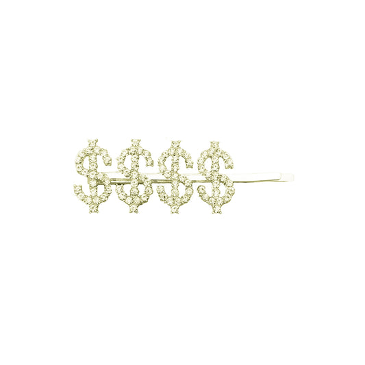 Dollar Rhinestone Hair Clip