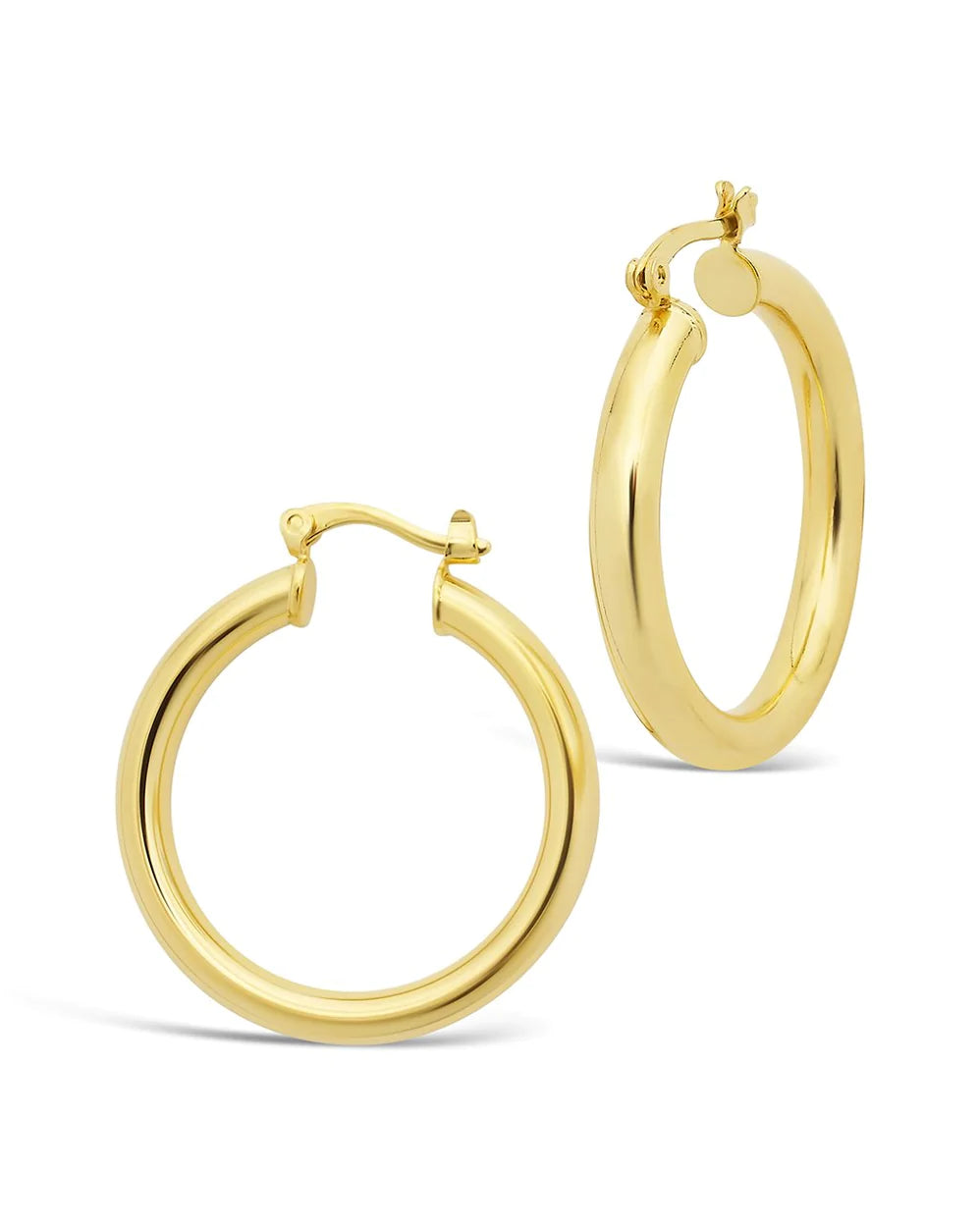 Large Chunky Hoop Earrings