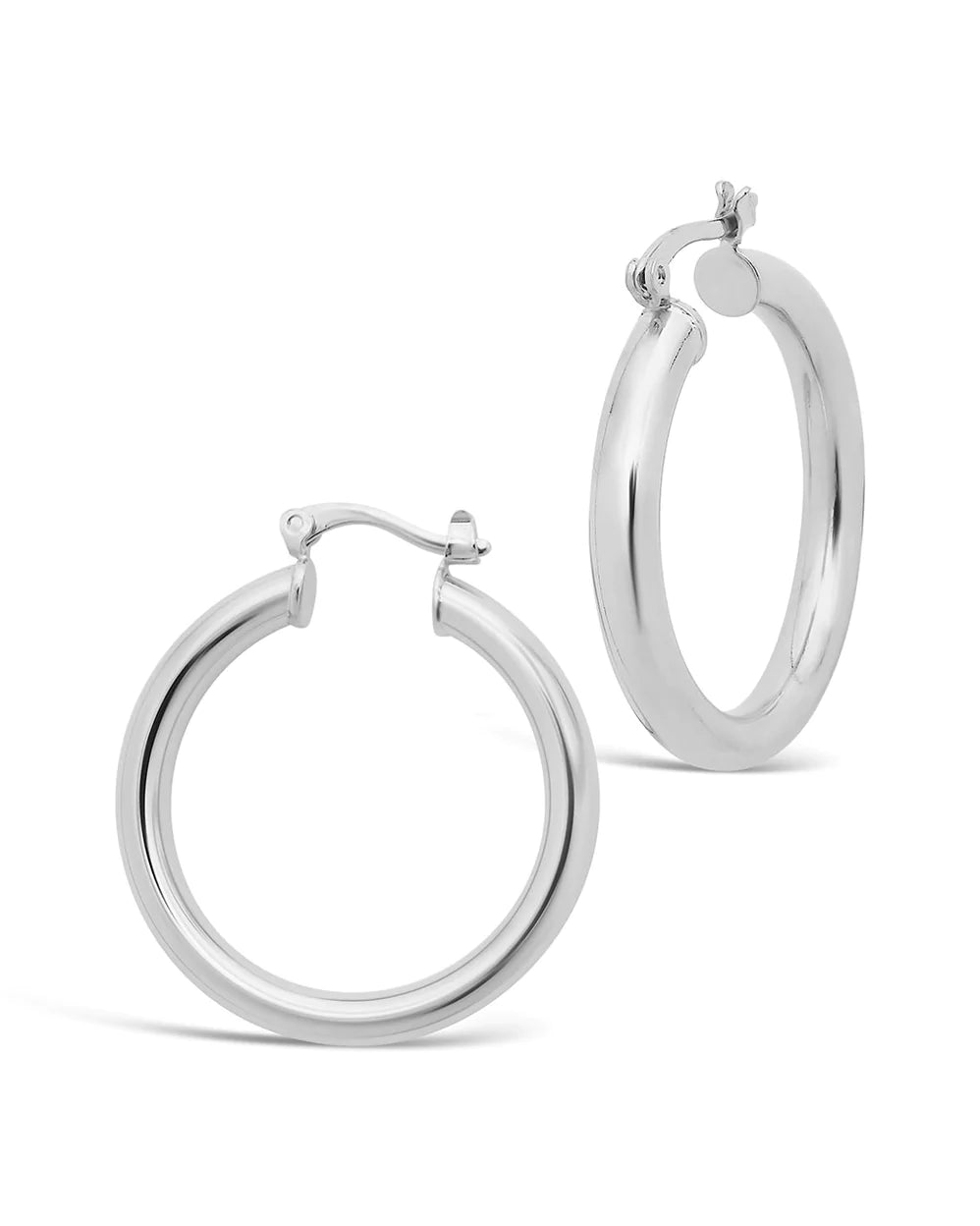 Large Chunky Hoop Earrings