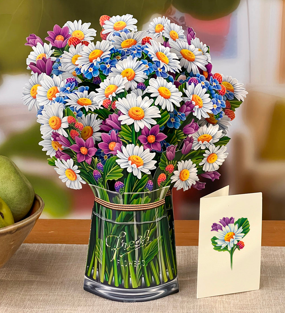 Field of Daisies Pop Up Flower Bouquet