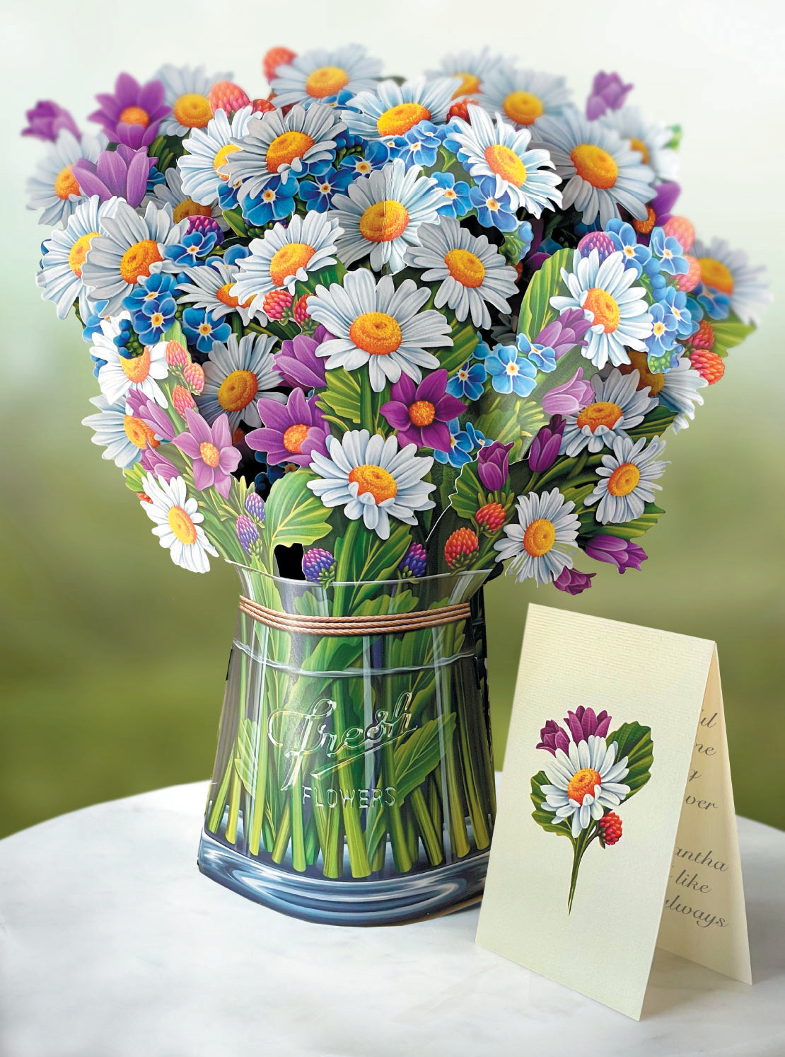 Field of Daisies Pop Up Flower Bouquet