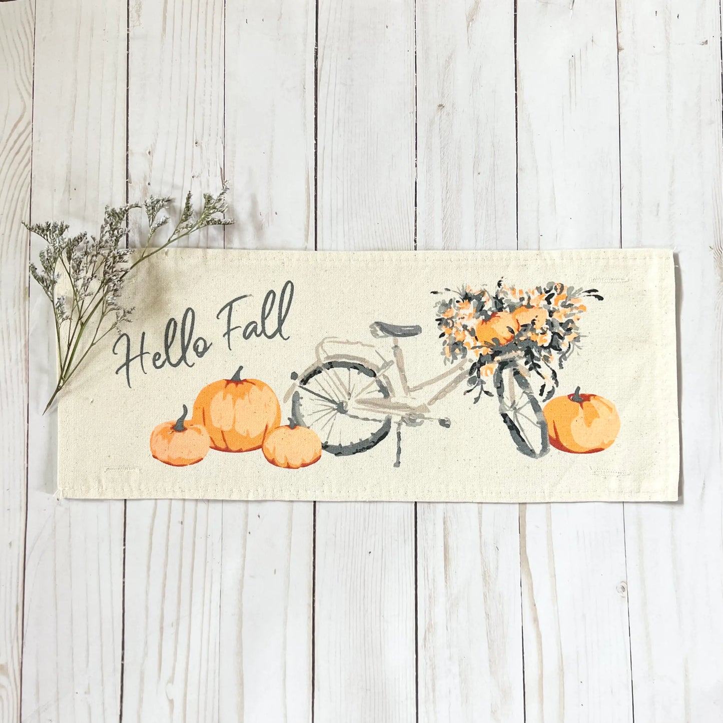 Hello Fall Seasonal Pillow Panel