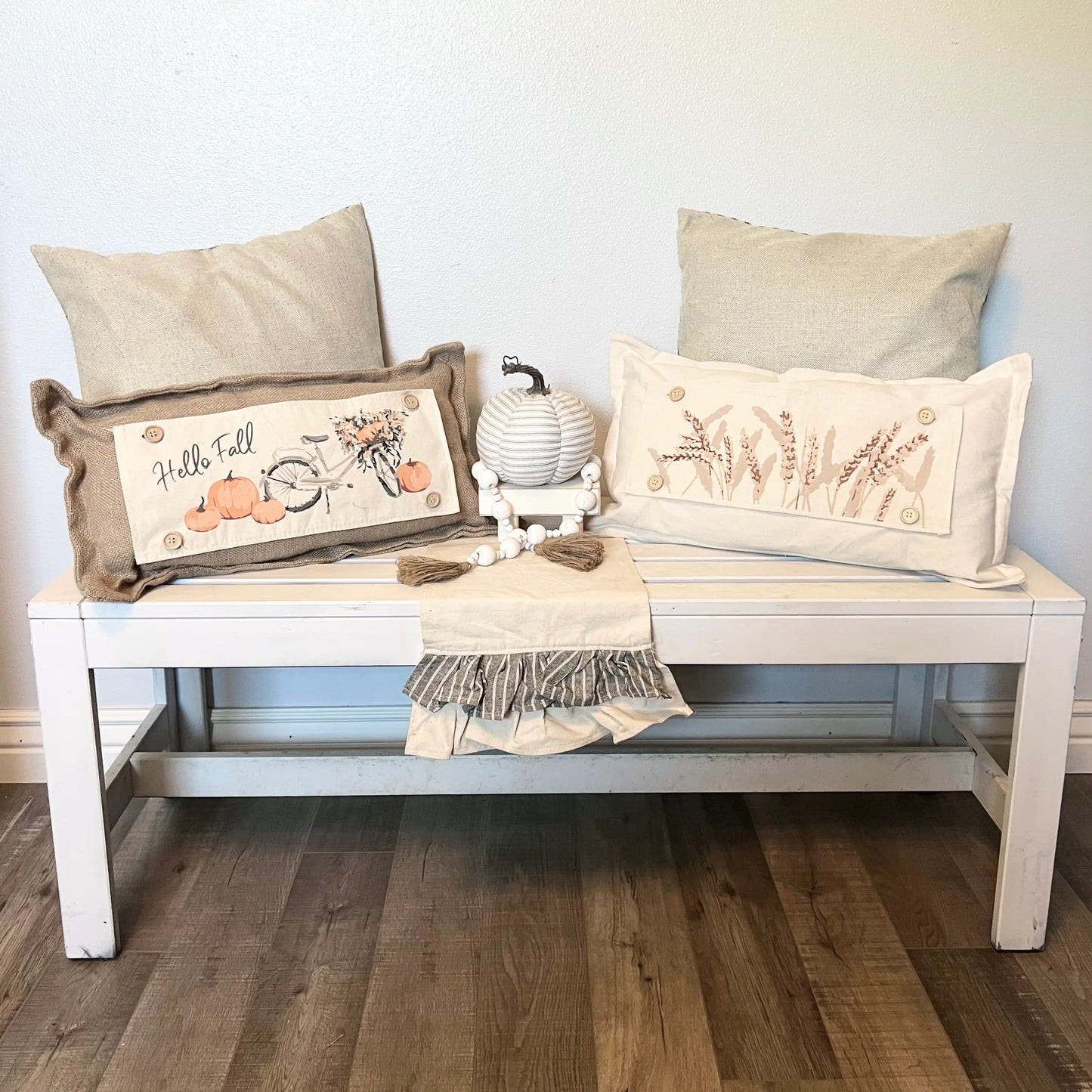 Hello Fall Seasonal Pillow Panel