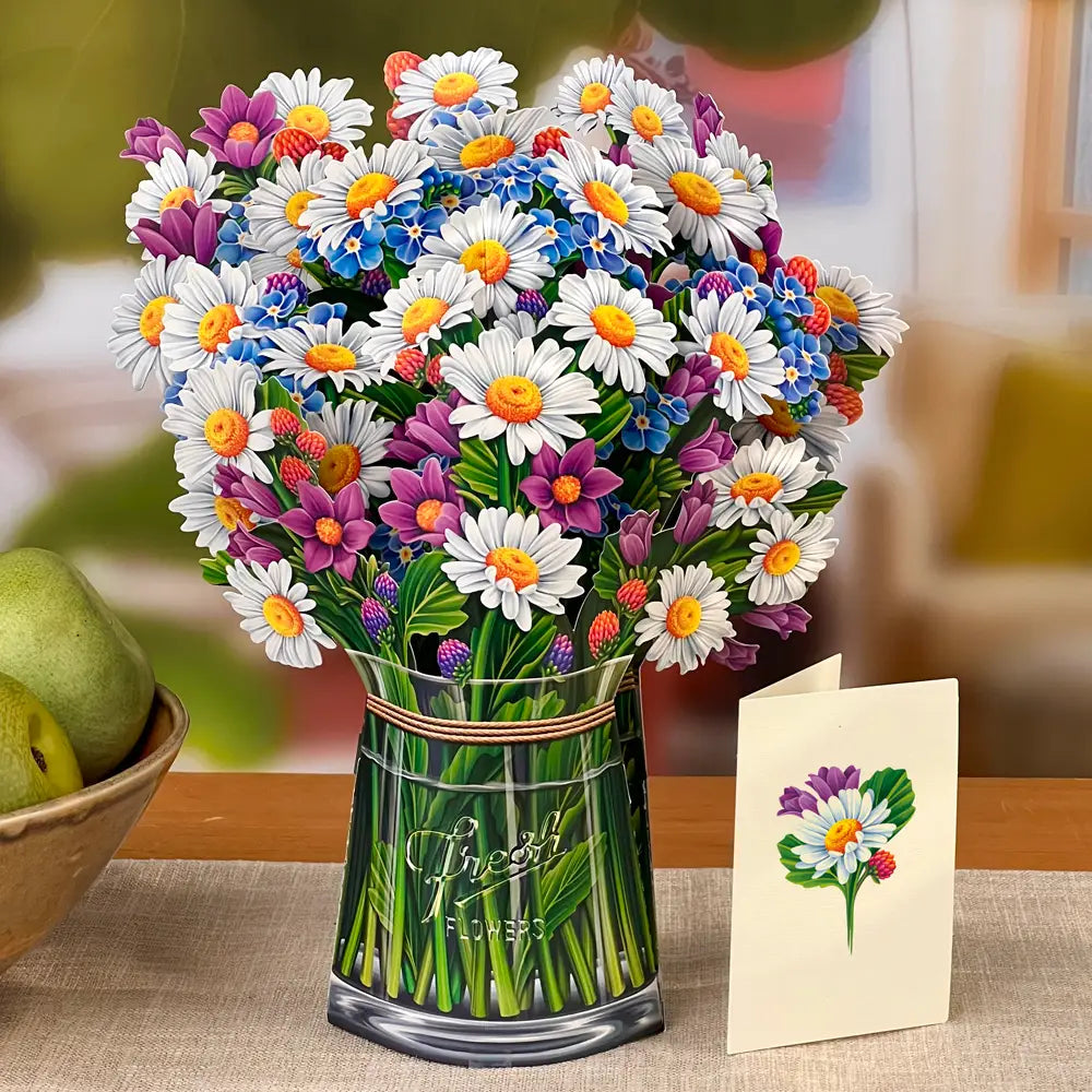 Field of Daisies Pop Up Flower Bouquet