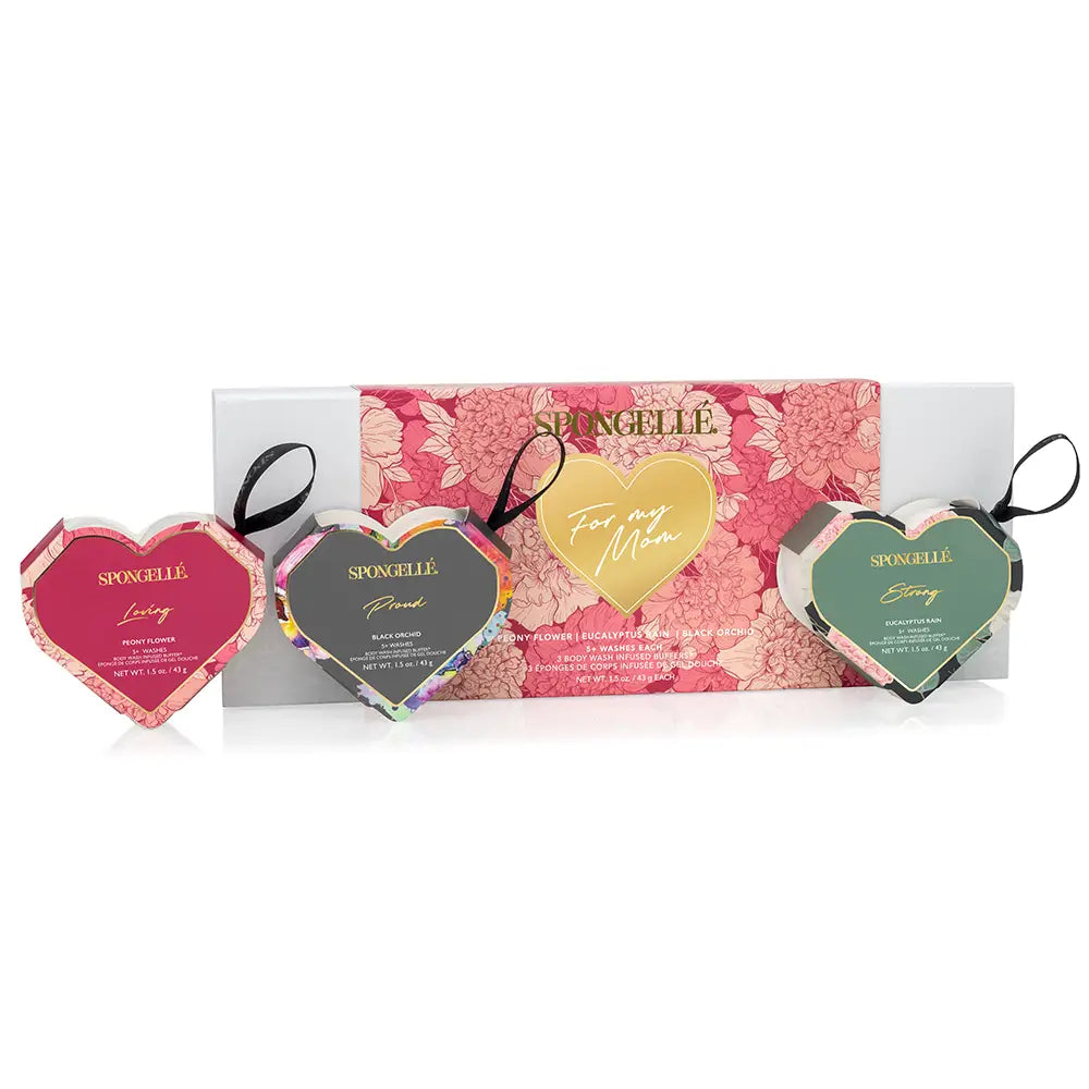 For My Mom Gift Set 1 Body Wash Exfoliator Sponge