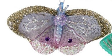 Jeweled Papillon Ornaments
