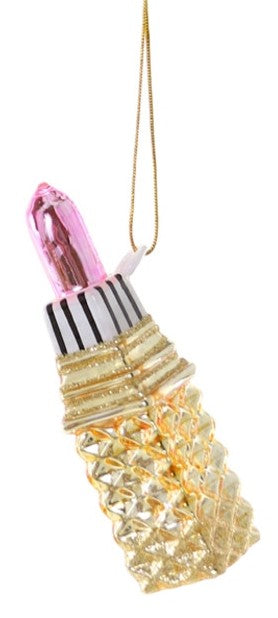 Lipstick 3 Asst Ornaments