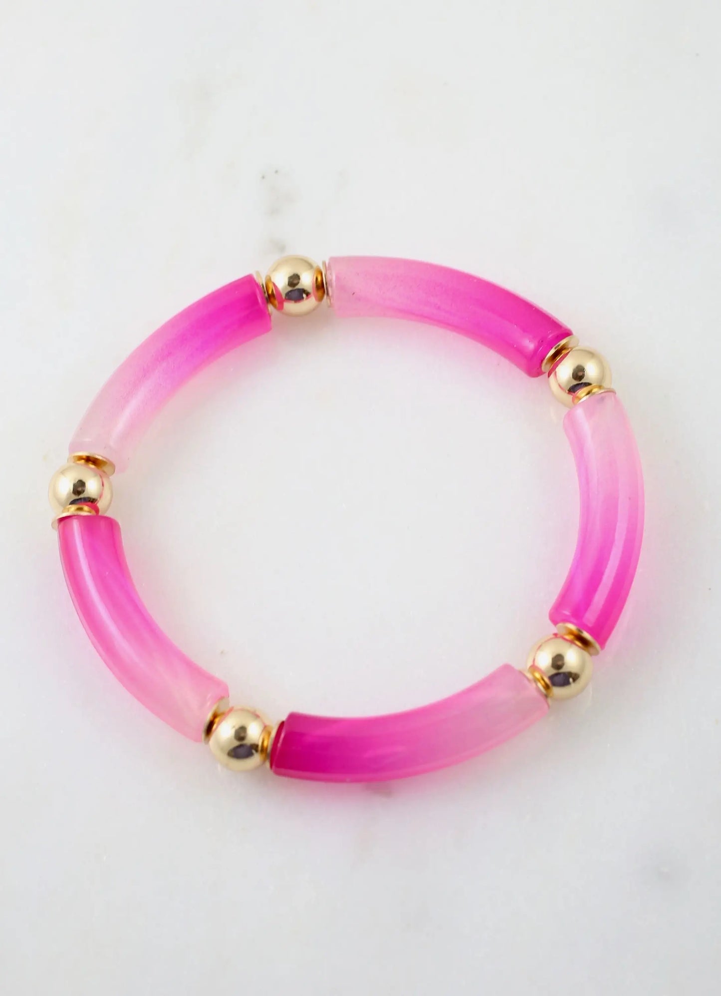 Galaxy Tube Bracelet Pink