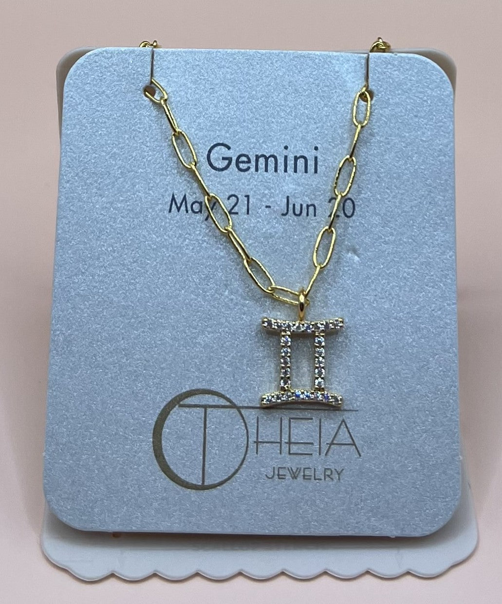 Zodiac sign necklace