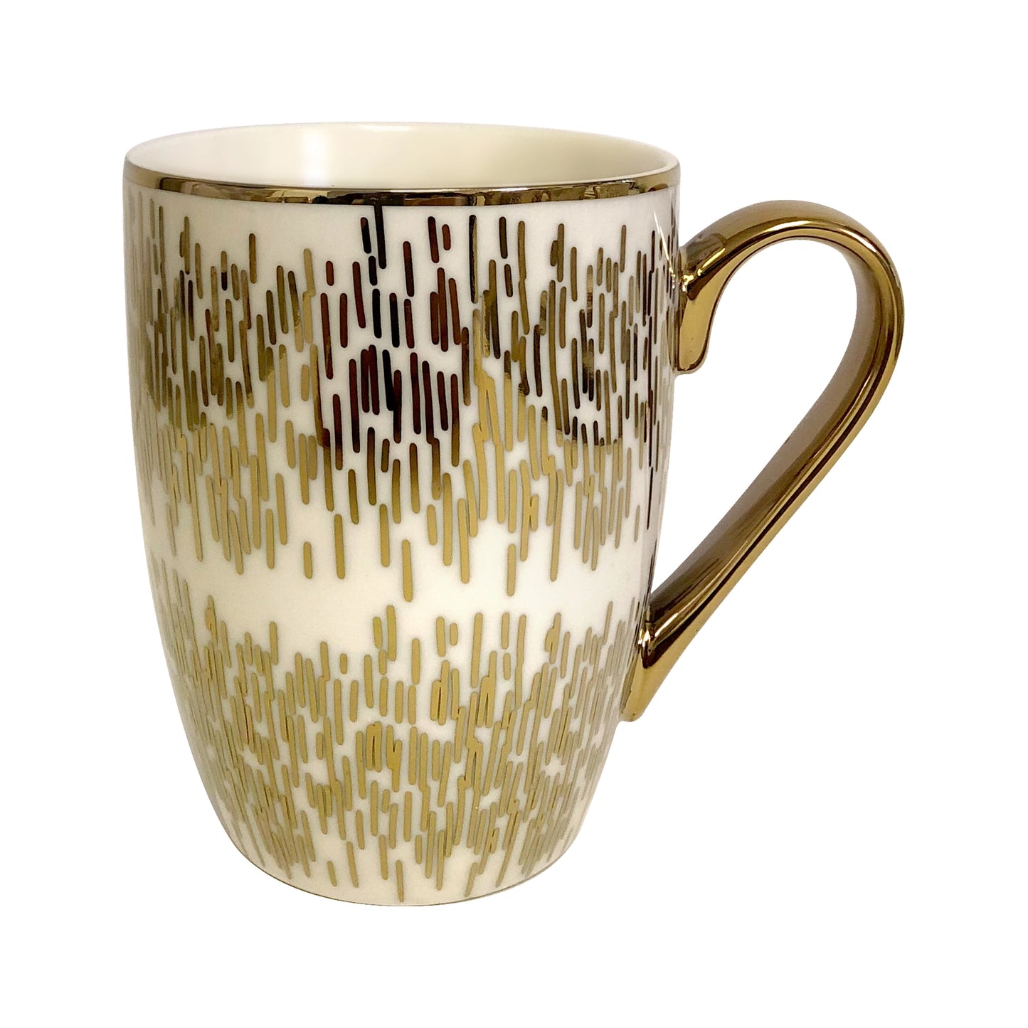Gold Plated Mugs Matrix Gold Plated Tapered Mugs (6) asst
