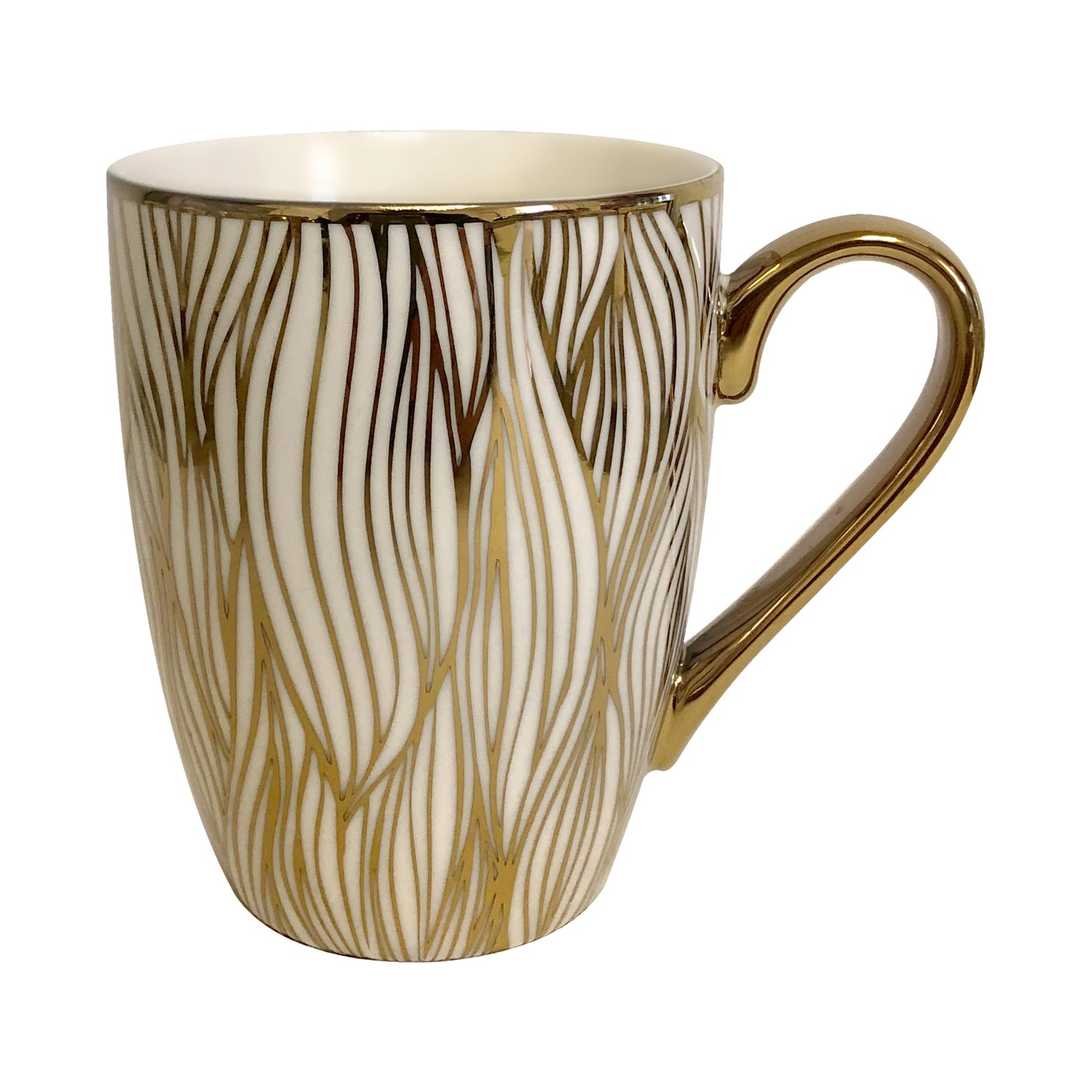 Gold Plated Mugs Matrix Gold Plated Tapered Mugs (6) asst