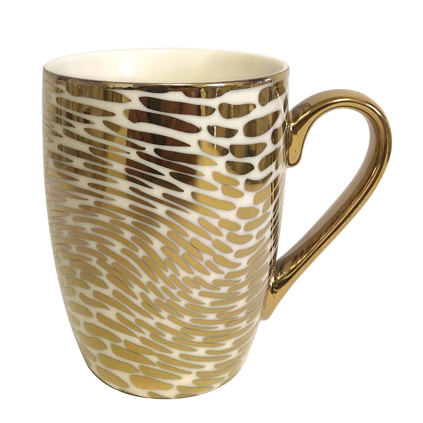 Gold Plated Mugs Matrix Gold Plated Tapered Mugs (6) asst