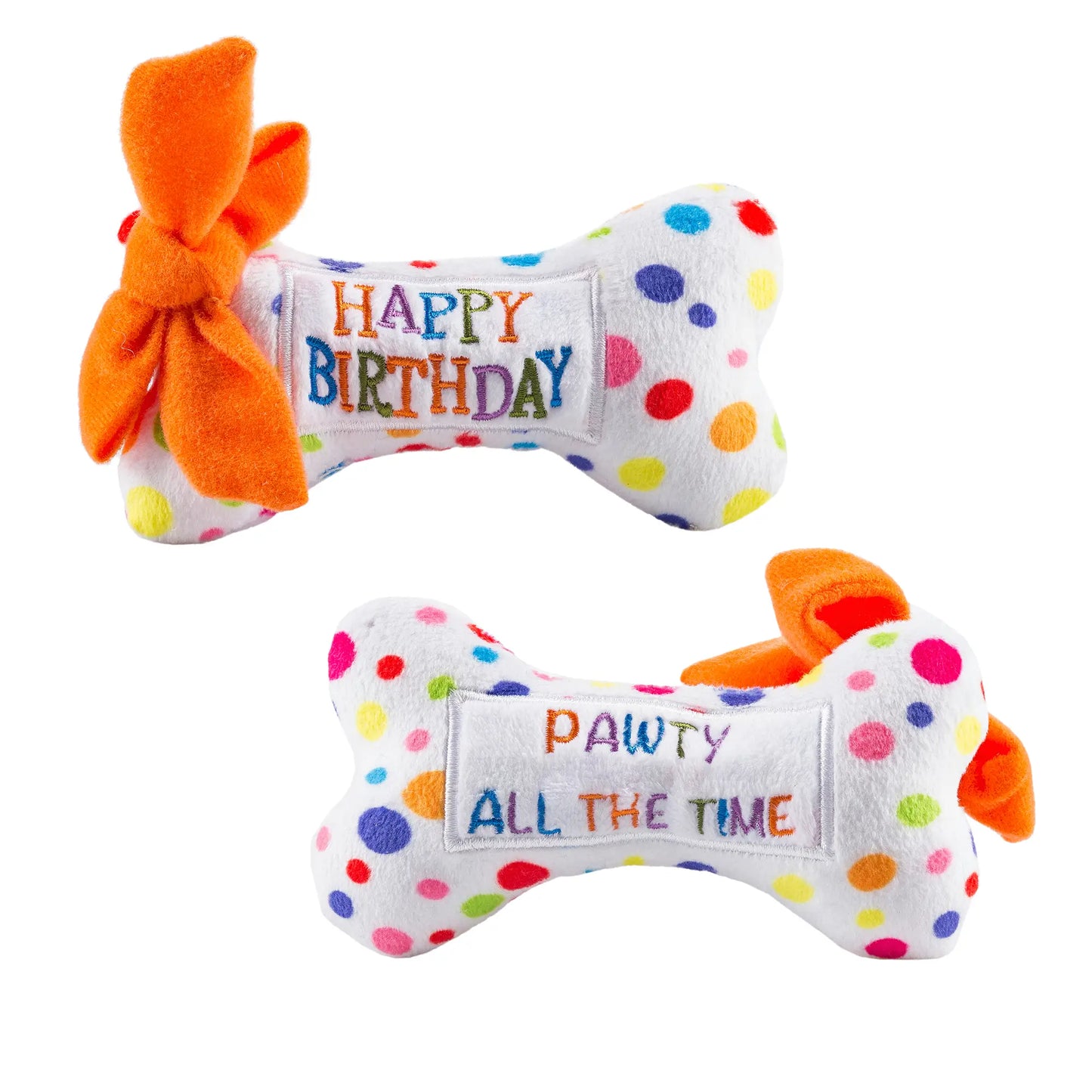 Happy Birthday Bones Dog Toy