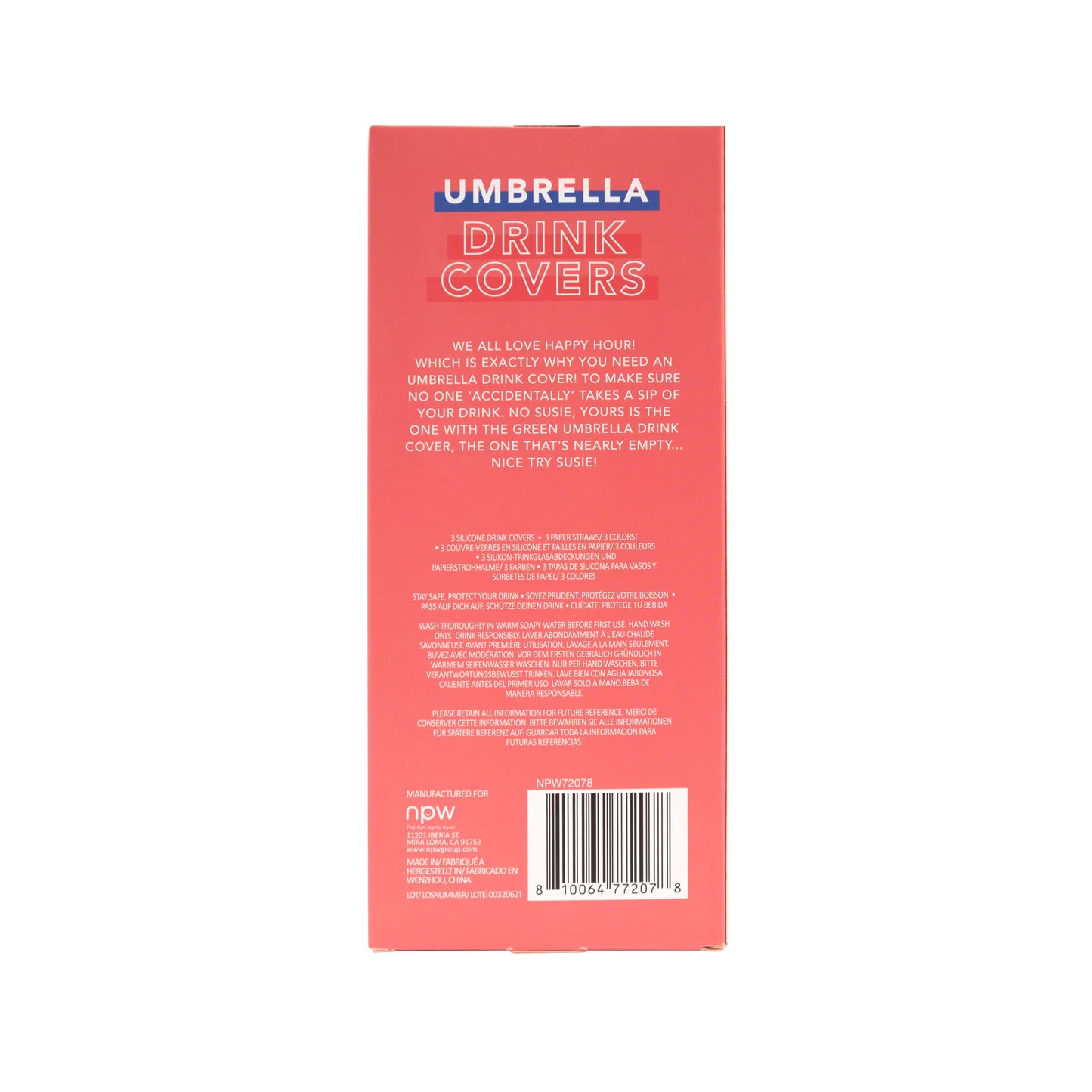 Happy Hour Cocktail Umbrella Drink Covers