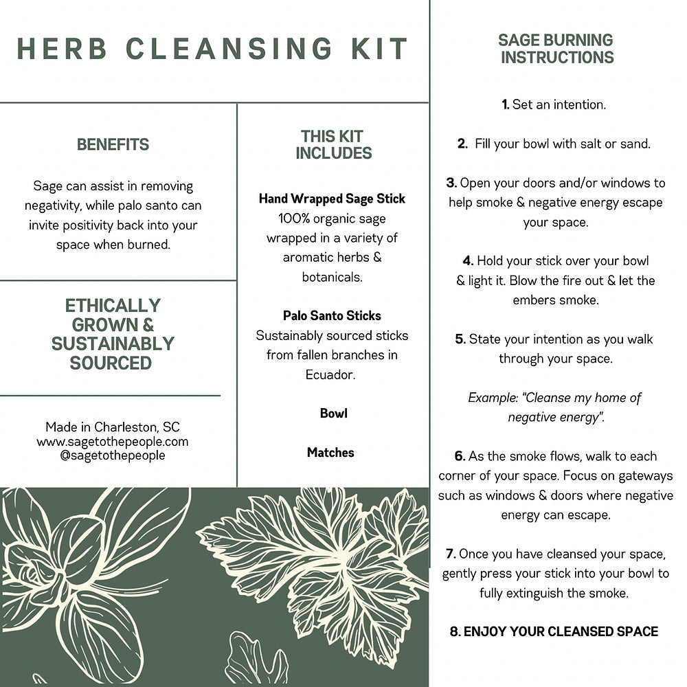 Herb Sage Cleansing Kit