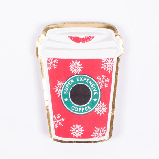Holiday Coffee Paper Die Cut Paper Napkins Packs
