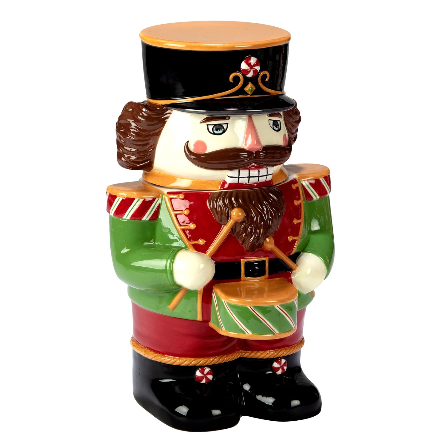 Holiday Magic - Nutcracker 3-D Nutcracker Cookie Jar 10.75"