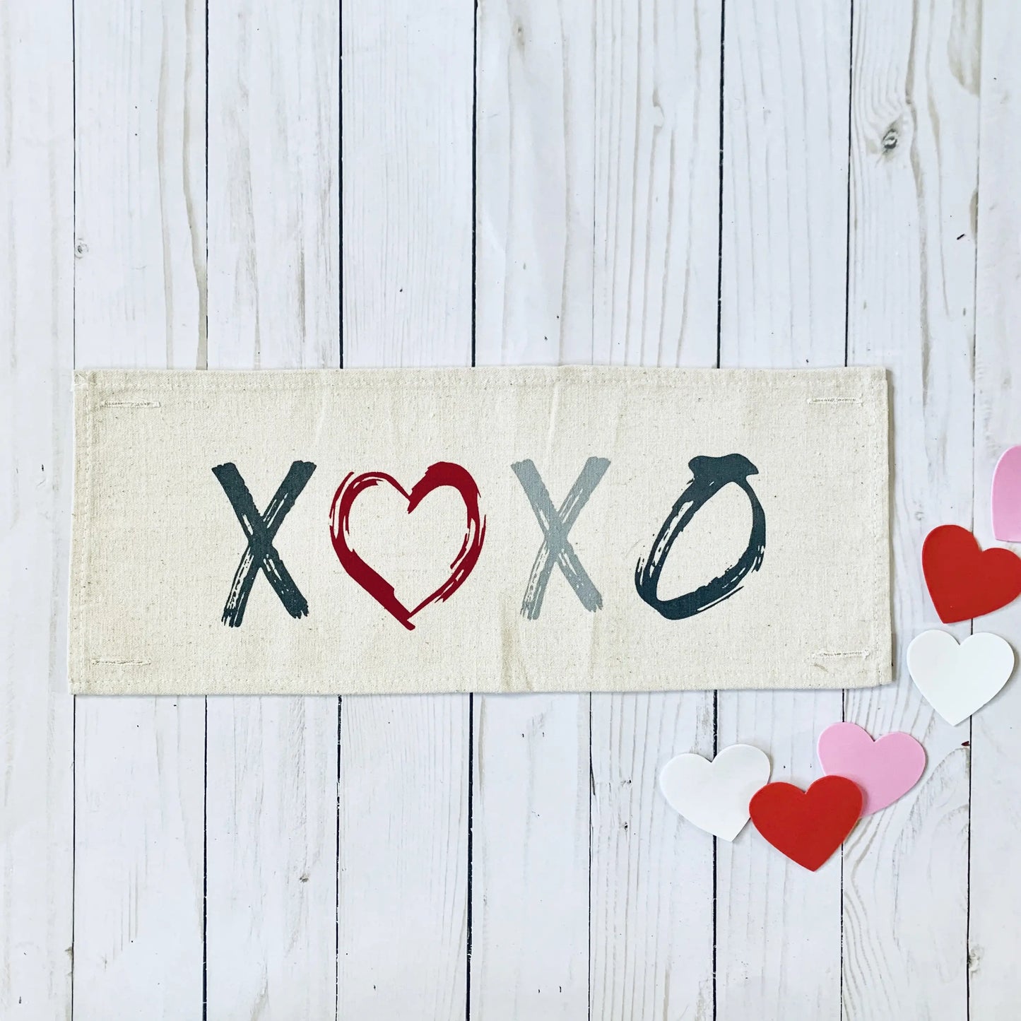 xoxo Valentine's Day Pillow Panel