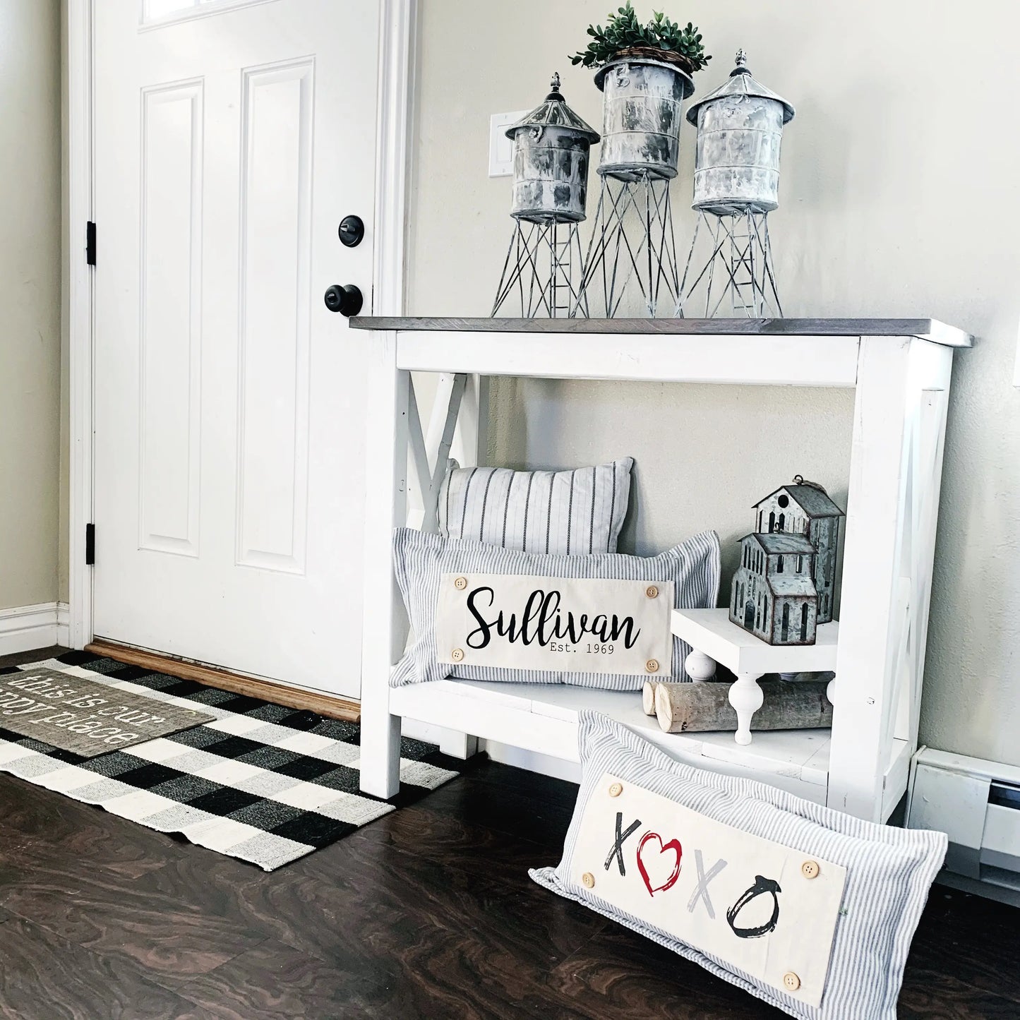 xoxo Valentine's Day Pillow Panel