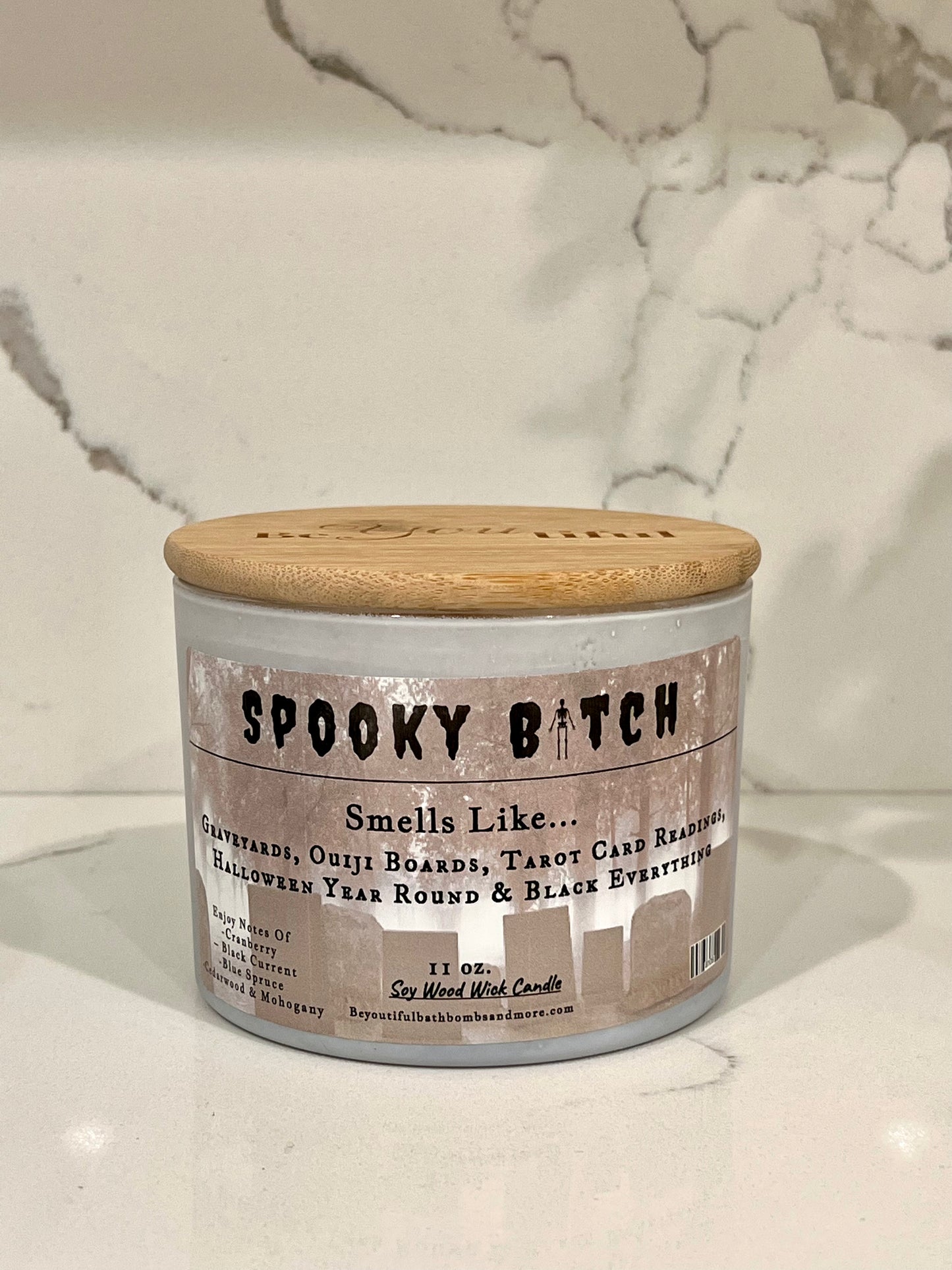 Spooky Bitch Halloween Candle