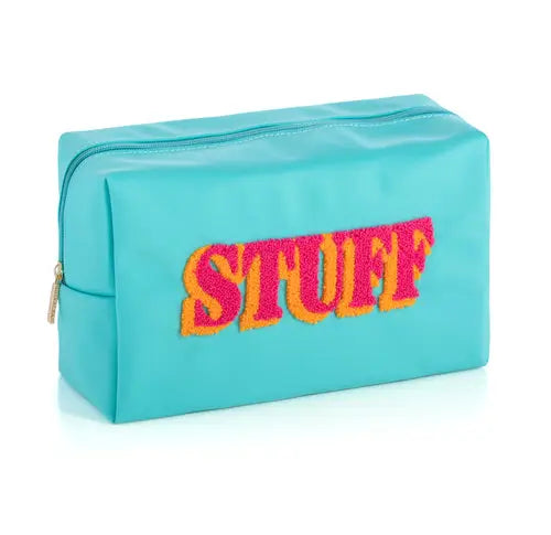 Joy "Stuff" Zip Pouch - Turquoise