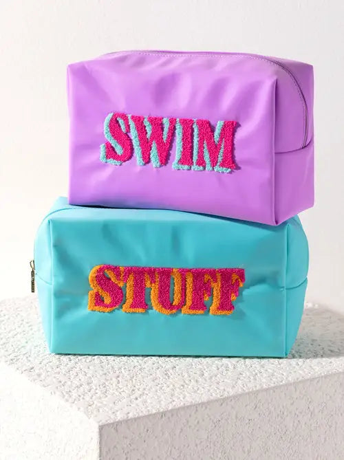 Joy "Stuff" Zip Pouch - Turquoise