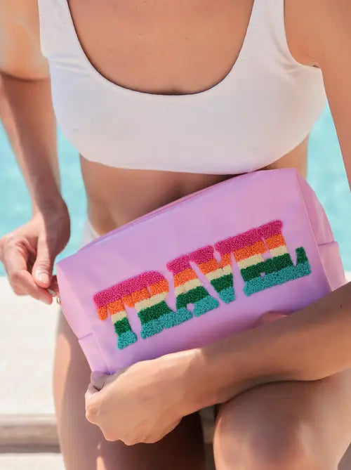 Joy "Travel" Zip Pouch, Candy