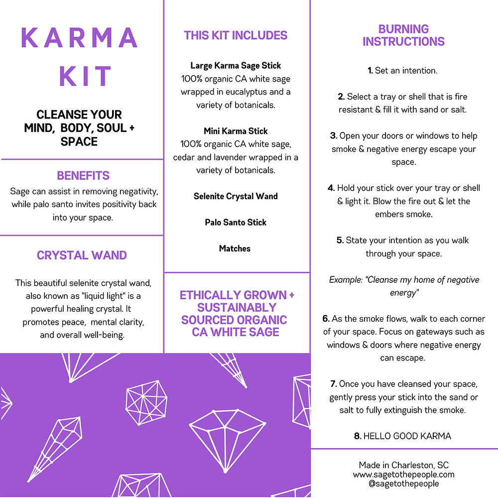 Karma Sage Cleansing Kit