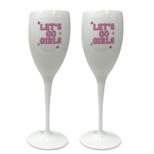 Let's Go Girls Champagne Flute