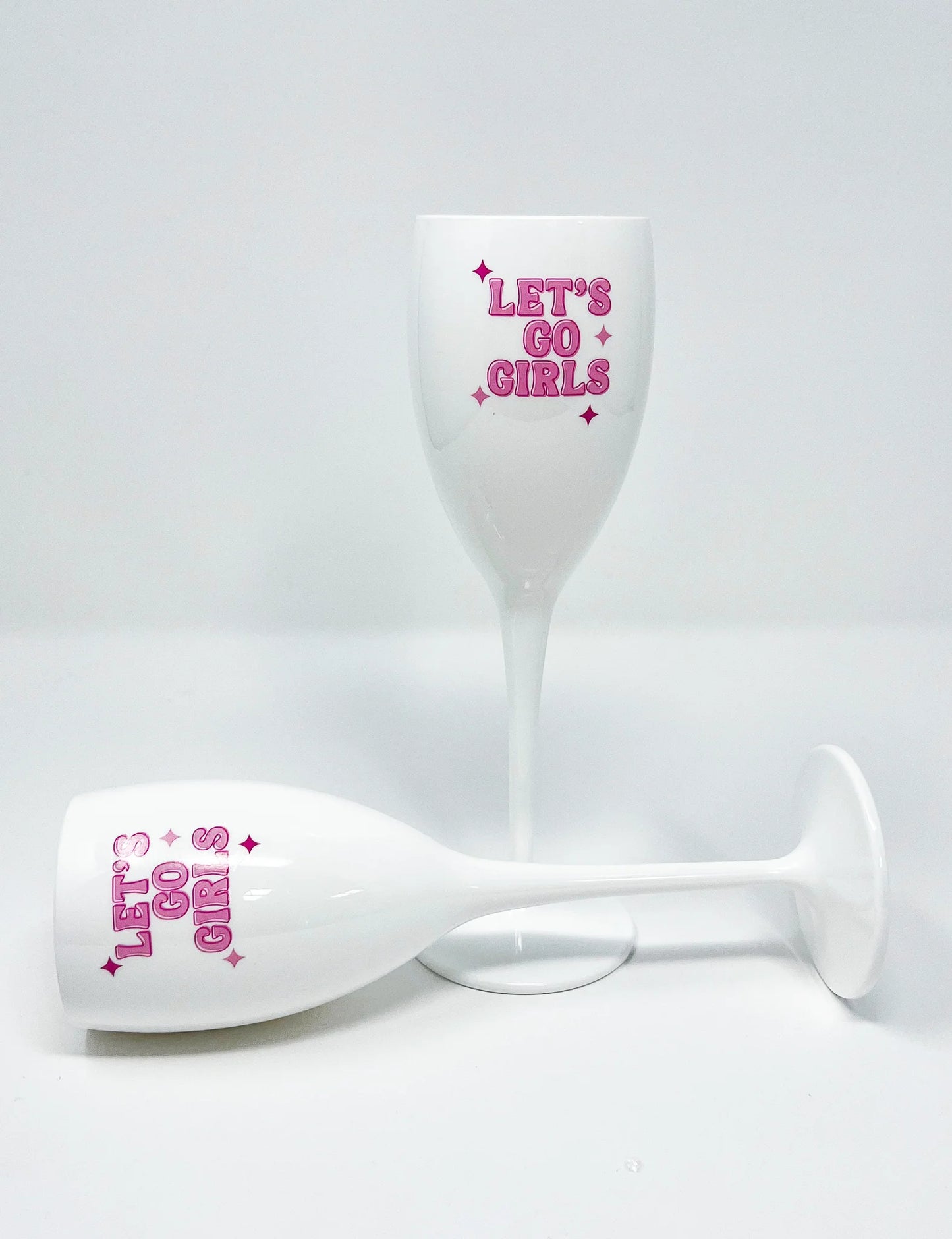 Let's Go Girls Champagne Flute