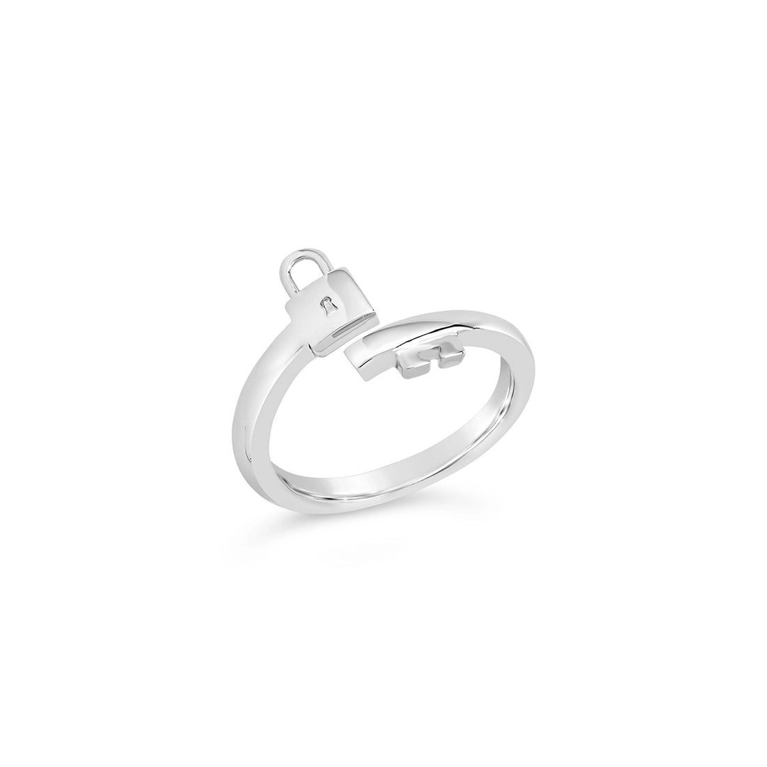 Lock & Key Ring, Size 7