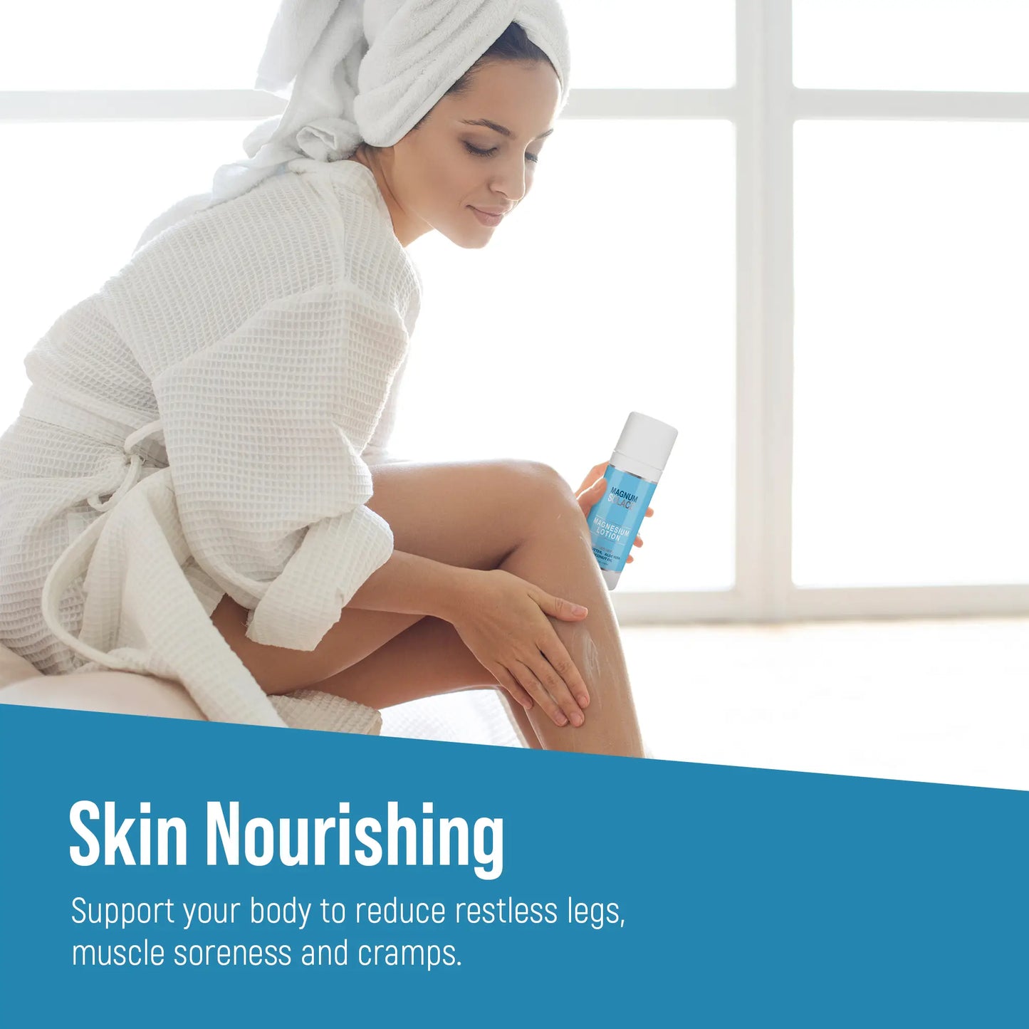 Magnesium Lotion for Restless Legs & Muscle Pain Relief
