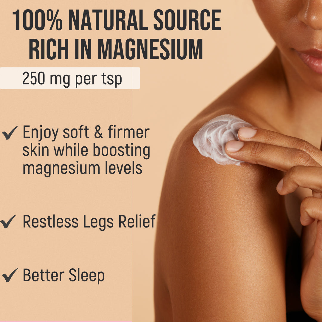 Magnesium Lotion with Aloe, Shea and Coconut (Lemon Verbena)
