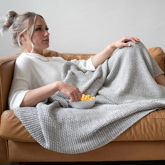 Marlled Grey Blanket